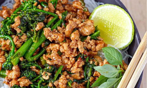 Thai Basil Noodles