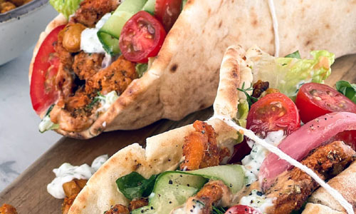 Veggie Shawarma Wrap